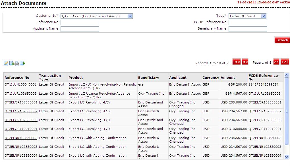 Attach Documents Customer Id Type [Mandatory, Drop-Down] Select the appropriate customer ID from the drop-down list. [Mandatory, Drop-Down] Select the appropriate type from the drop-down list.