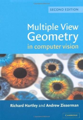 Literature on Computer Vision Richard Hartley, Andrew Zisserman: Multiple View Geometry in