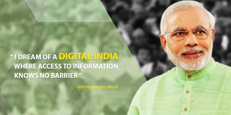 PM Modi gives a Rise to Digital