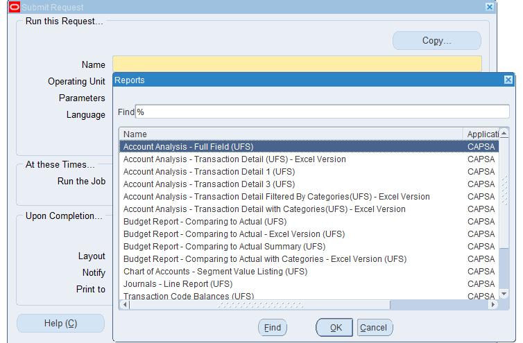 Running reports Introduction The Cost Centre categorisations can be utilised in all three flexible parameter reports within Cognos.
