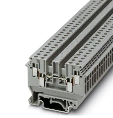 Extract from the online catalog UDK 4 Order No.: 2775016 1-level terminal block with double connection on both sides, cross section: 0.2-2.5 mm², AWG: 30-10, width: 6.
