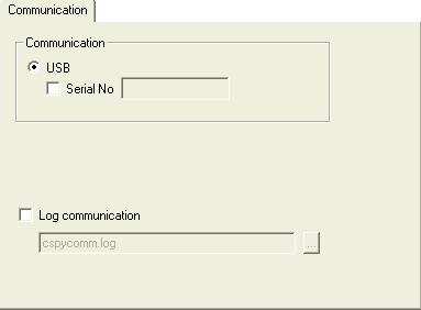 General debugger options COMMUNICATION With the options on the Communication page you can modify the behavior of the communication with the emulator.