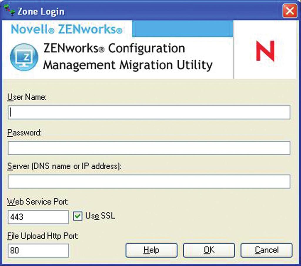Migrating Novell ZENworks 7 to Novell SP3 Figure 6.