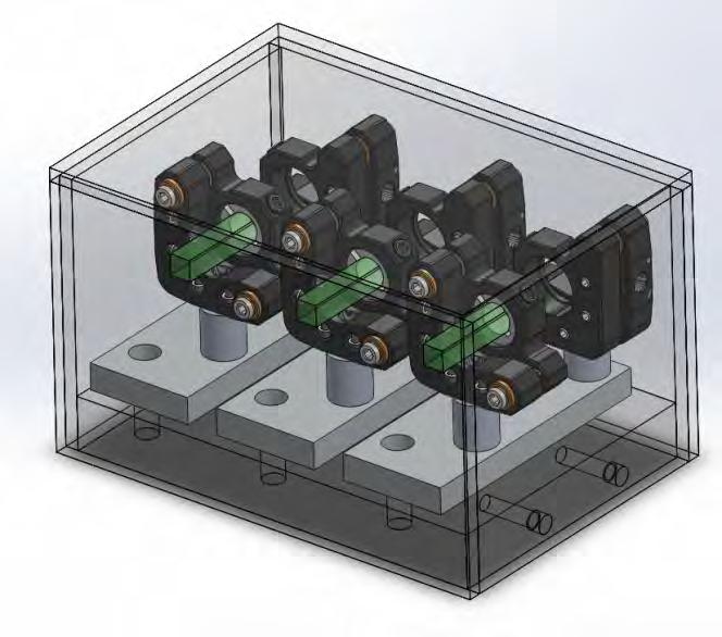 designed and fabricated (Figure 20) Figure 20 SolidWorks model of display