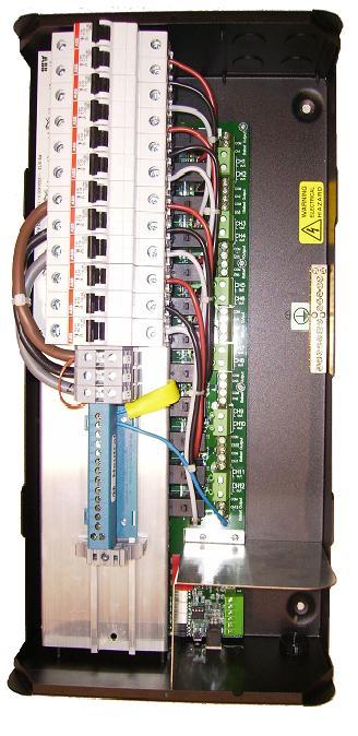 Never use a common neutral at a remote location. Load Control Cables Load Control cables can be terminated on the 4 way and 2 way terminal blocks located directly next to the Load terminals.