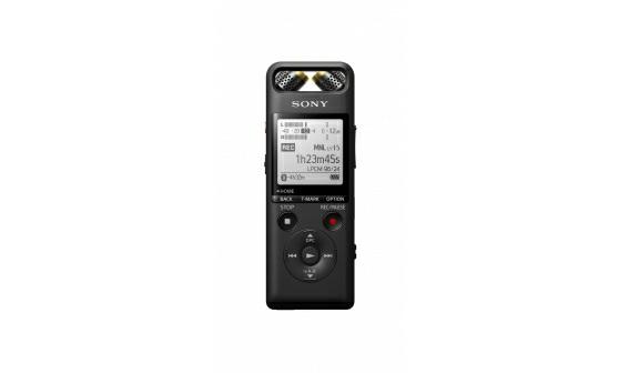 PCM-A10 High-Resolution Digital Audio recorder with 3-way adjustable microphones Overview Capture your star performance, high-quality recording with adjustable microphones Whether it's practice time