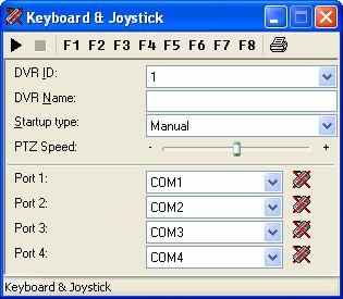 For the users of Center V2 or Control Center, run this program from the Center V2 or Control Center folders. Figure 6 2. The Keyboard & Joystick controller dialog box appears.