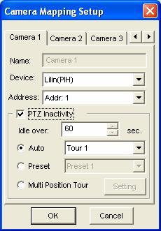5. Controlling Multiple PTZ Cameras The GV-Joystick allows you to control more than one PTZ camera at a time.