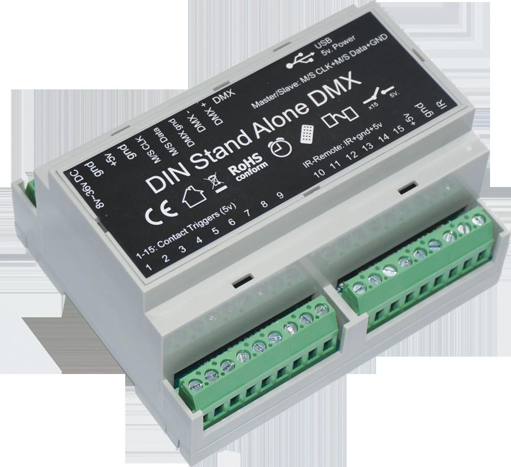 Stand Alone 512 channels DIN-DMX Interface V1.0.1 Summary Technical features of the interface P.