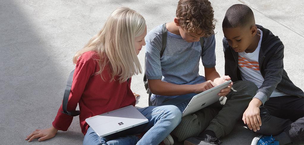 Meet Surface Go for Education Portable power in the classroom A device as versatile as your students Surface Go helps students achieve better learning outcomes with a premium 2-in-1 device that