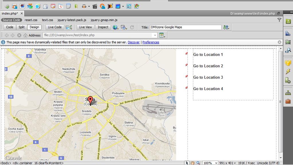 How to do it 1. We ve already added Google Maps to our page.
