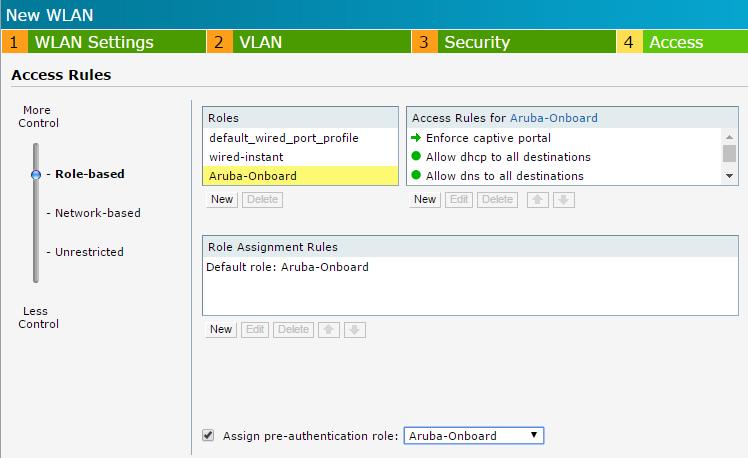 Select Assign pre-authentication role checkbox