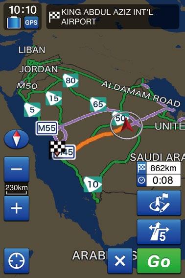 Route Guidance Setting Destinations with the Search Menu. Select a type to search for the desired destination.