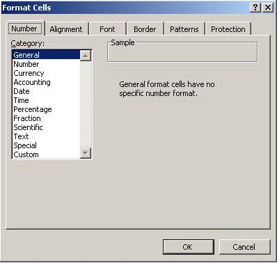 FORMATTING Format Cell The format menu allows you to change the alignment of data in cells, change fonts, add borders and shading to cells, and format and add symbols (like % or $) to numbers.