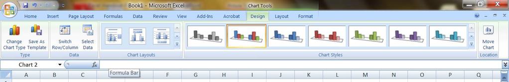 This would be the Chart Tools menu with Drawing, Layout, and Format