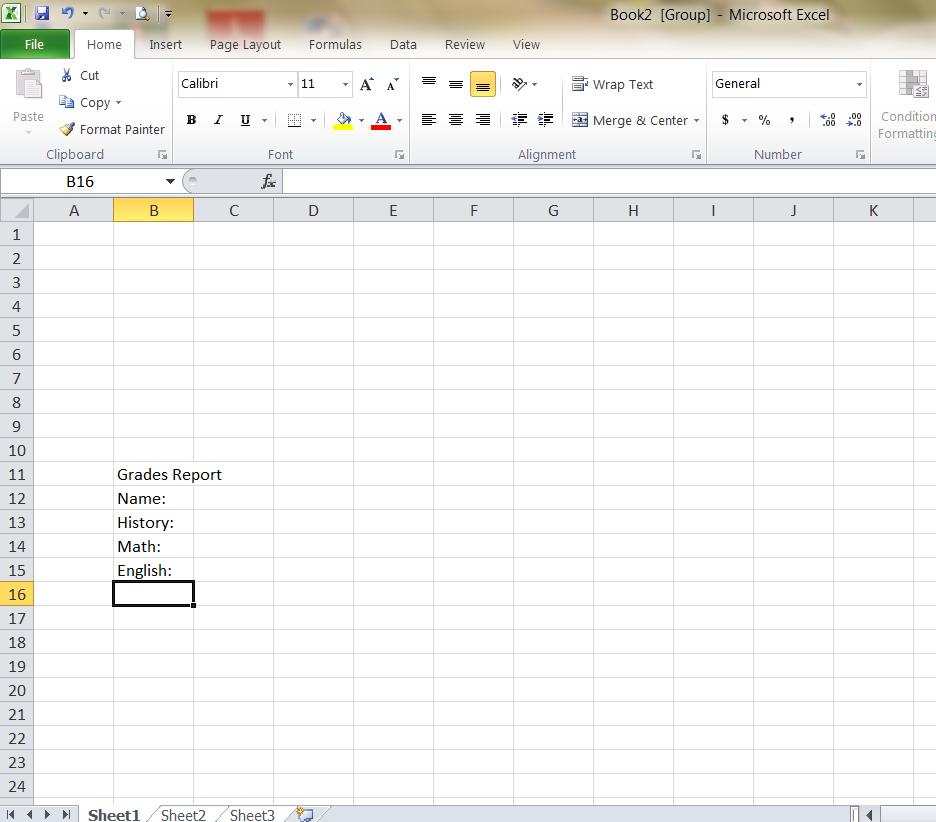 Working with Multiple Sheets in a Workbook To save time and work, you may want to be able to fill in information on one worksheet and have it show up on all worksheets in an Excel workbook.