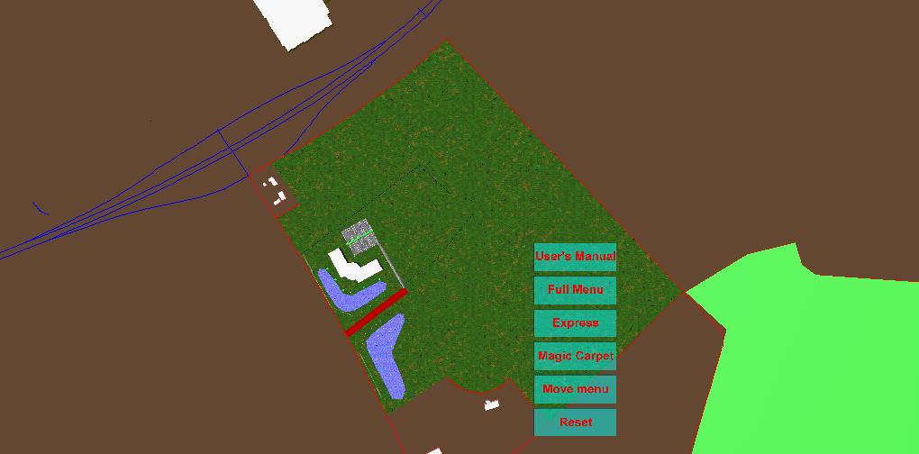 VRML for Urban Visualization Figure 1: Opening Visualization Scene Figure 2: Visualization After Adding Building child and parent menus in the hierarchy.