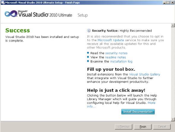 Visual Studio 2010 Versions and