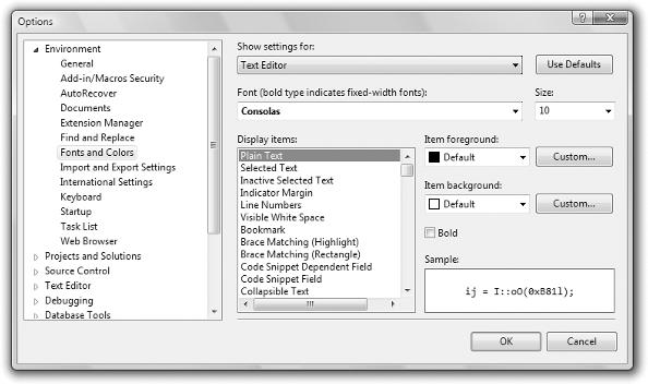 SETTING ENVIRONMENT OPTIONS 29 Correct the function name (it should be MsgBox with one s) and the error number will disappear from the Error List window.