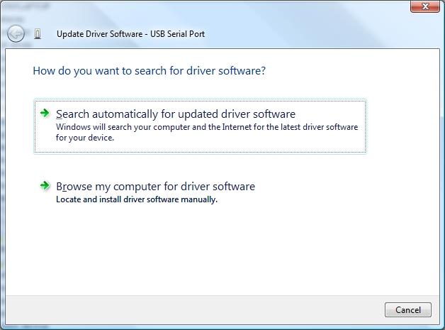 2. This step will ask how you would like to search for your drivers.
