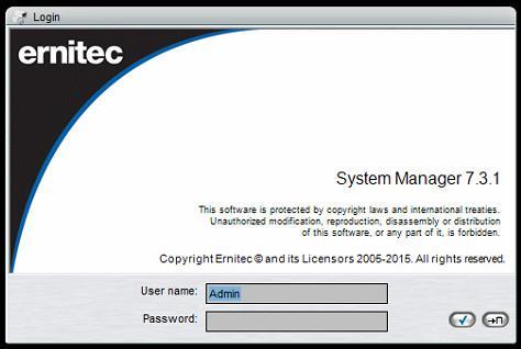 LOGGING IN This section describes how to login and logoff from System Manager. Only system administrators or users with monitoring rights are allowed to login to System Manager.