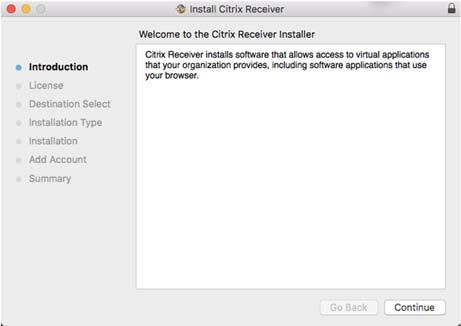 Setup Citrix Receiver (MacOSX) 1) Open a web browser and go to http://www.uleth.