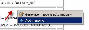 QUANTITY)") or use the context menu of the fact mapping after you entered the basic expression. The default aggregation functions This menu offers the basic SQL aggregation functions mentioned above.