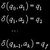 By contradiction of M, there must be a sequence of transitions implying that i.e. w is accepted by M.