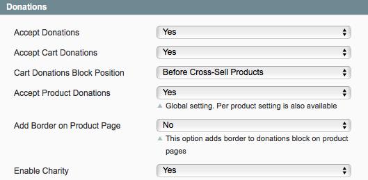 3. General Settings To configure the extension, log into Magento Admin panel and go to System Configuration MAGEWORX Donations section.