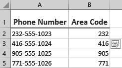 Notice the second argument,, inserts the text inside quotations, which is a space, between the First Name in cell A2 and the Last Name in cell B2. The original data is in column A.