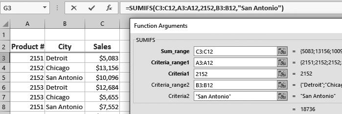 Function Syntax IF CRITERIA FUNCTION ARGUMENTS Arguments Description Range These are the cells to be compared with the criteria.