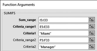 DEVELOP YOUR SKILLS: E3-D2 In this exercise, you will use conditional functions to obtain information about the Miami sales team s performance. 1. Save your file as E3-D2-SalesAnalysis. 2.
