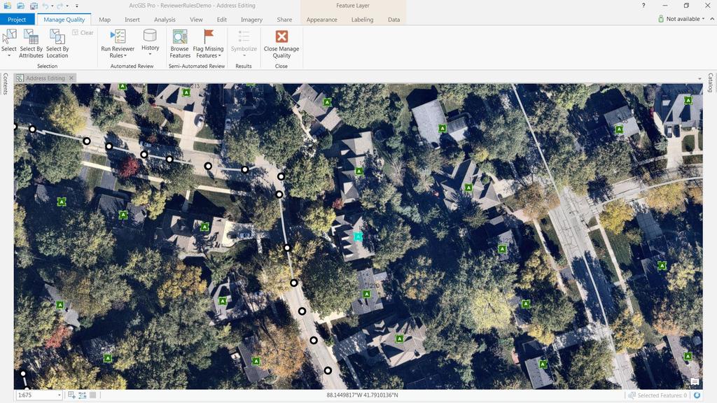 Semi-automated review Leveraging ArcGIS