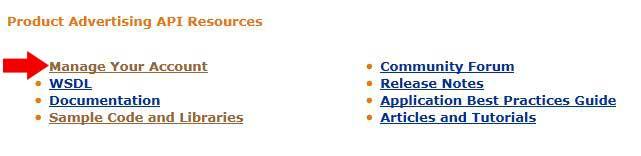 #1. Login to your Amazon Associates account, then click on Product Advertising API in the header