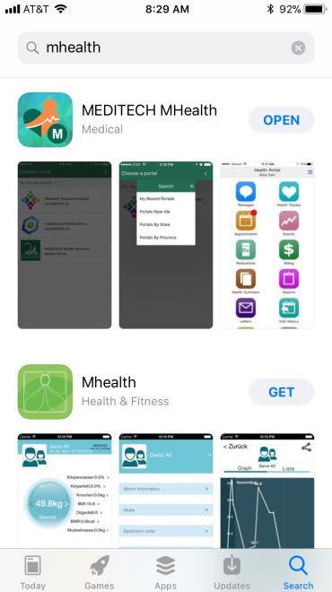 Choose a Portal Homepage > Portals Near Me MHealth App For My Health Info with Newman Regional Health Patients may access their My Heath Info Patient Portal information by using a smartphone or