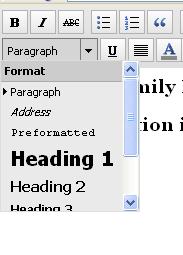 Many times you will want to copy text from a Word document and paste into your website. At times, the formatting from your Word document will cause problems with the way your text is displayed.