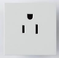 French socket - white Back box