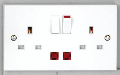V1209DPP Round Pin Socket Outlets Earth pin operated safety shutters In compliance with BS 546