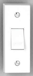 Architrave Switches In compliance with EN 60669-1 10 Amp V1321 1 gang