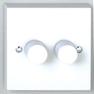 terminal markings Push on / off dimmers are suitable for 2W circuits Only one size 4mm
