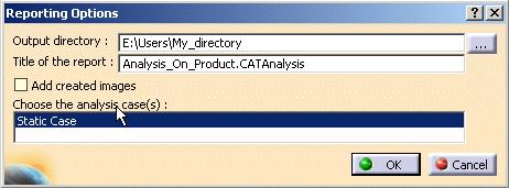 Generating a Basic Analysis Report You will now generate a basic analysis report. A report is a summary of an object set computation results and status messages, captured in an editable file. 1.