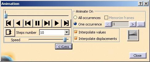The options available in this part of the dialog box depend on the solution type (mono-occurrence or multi-occurrence).