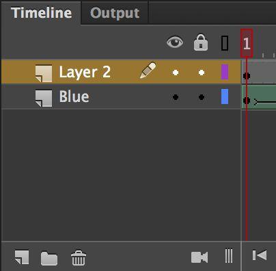 Please learn to lock each layer when you are done working with that layer. -Create a new layer by clicking on the New Layer button located in the bottom left corner of the timeline.
