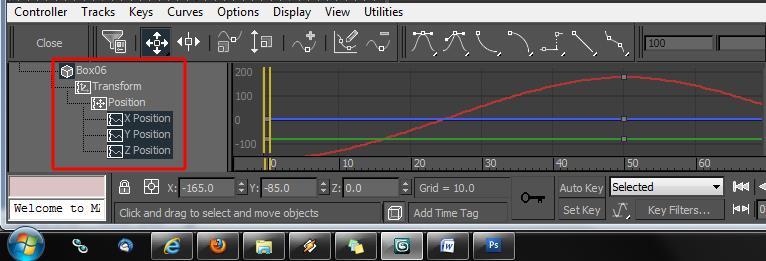 In your Mini Curve Editor, it will select for you any tracks that you currently have animated.