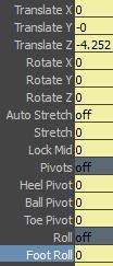 Now select and shift select the tangents for the key frames and in ensuring you are in move mode (W) move the tangents down so that the curve is smooth.