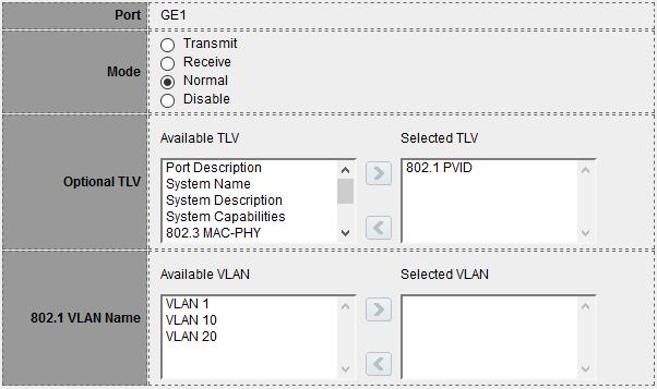 Mode: Administrator can choose Transmit(TX) / Receive(RX) or Normal(TX+RX) and Disable, if choose disable will don't send