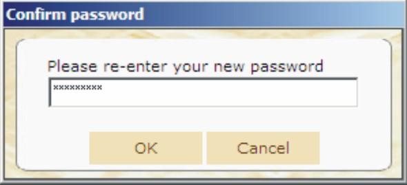 Screen Capture 26 Password Screen Enter the password and click on OK.