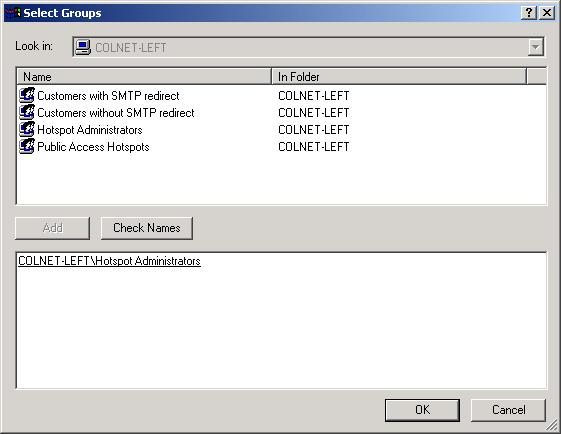 Chapter 19: Sample setup - Microsoft RADIUS DRAFT 326 10. Select Windows-Groups and click Add. 11.