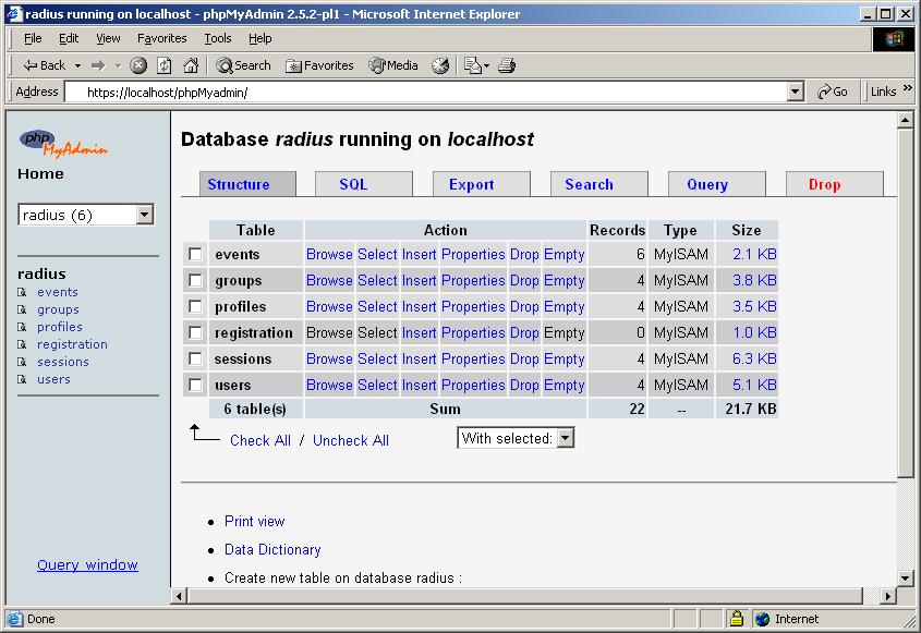 Chapter 17: Sample setup - Backend software DRAFT 267 2. Select radius in the column on the left side of the page. 3.