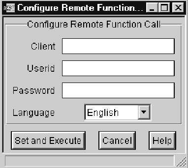 Configuring a Remote Function Call Manager for R/3 must connect to each managed R/3 system using the R/3 remote function call (RFC) to run certain tasks and monitors.